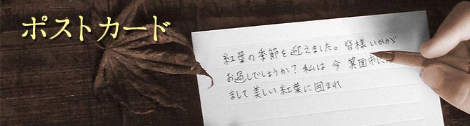 ポストカードの書き方 パピレッタ お名前入りオーダーメイドレターセット
